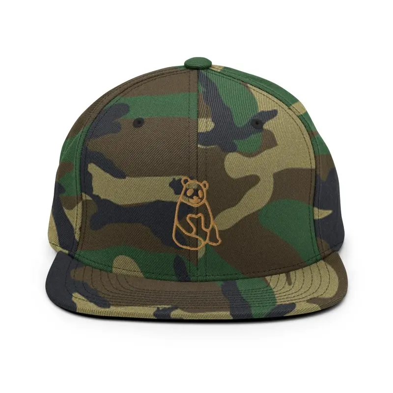 Camo Bear Cap